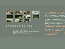 Tablet Screenshot of invisibleproductions.biz